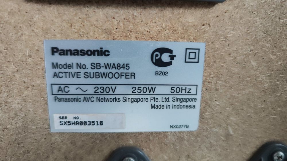 Домашній кінотеатр Panasonic SВ - WA845