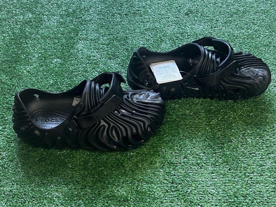 Crocs Черные Pollex Clog тапки крокс