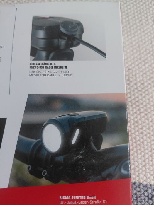 Lampka LED rowerowa przednia