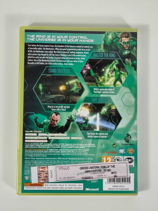 Green Lantern: Rise of the Manhunters Xbox 360