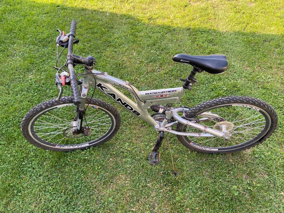 Rower alu 24 KANDS SPENCER / Koła 24"/rama 16"/SHIMANO 3x7/Amortyzatory /Tarcze