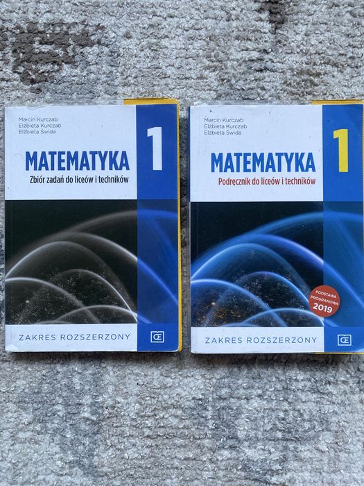 Matematyka 1 , podrecznik i zbior zadan  zakres rozszerzony