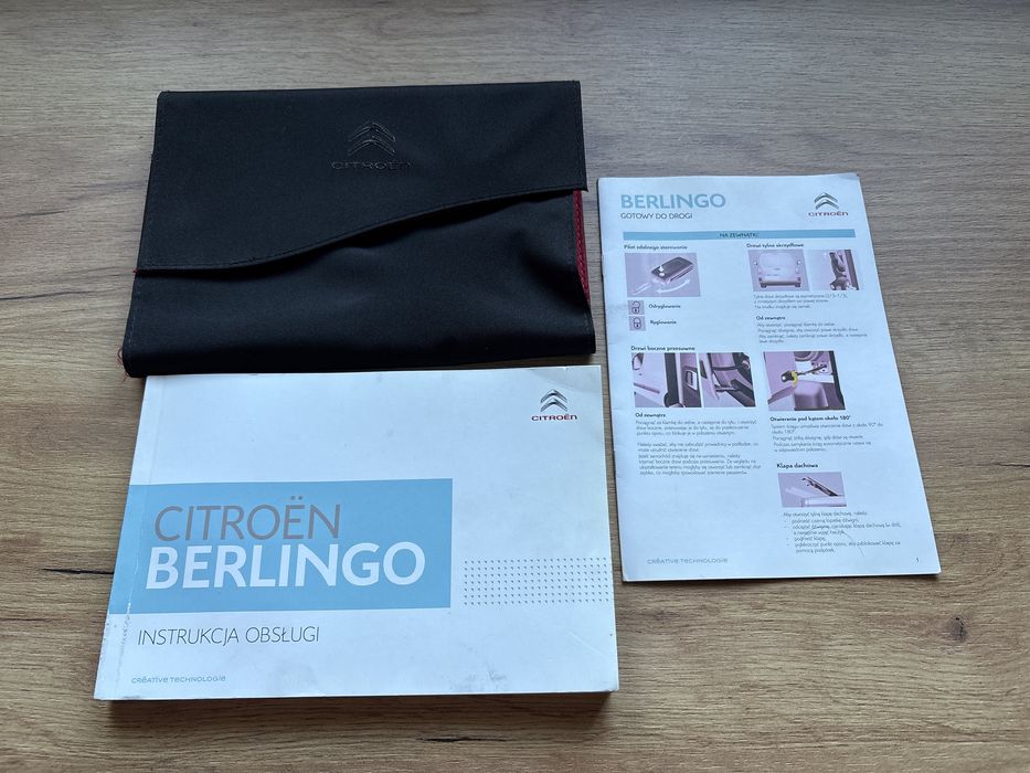 Instrukcja obsługi Citroen Berlingo 07/2016 PL etui