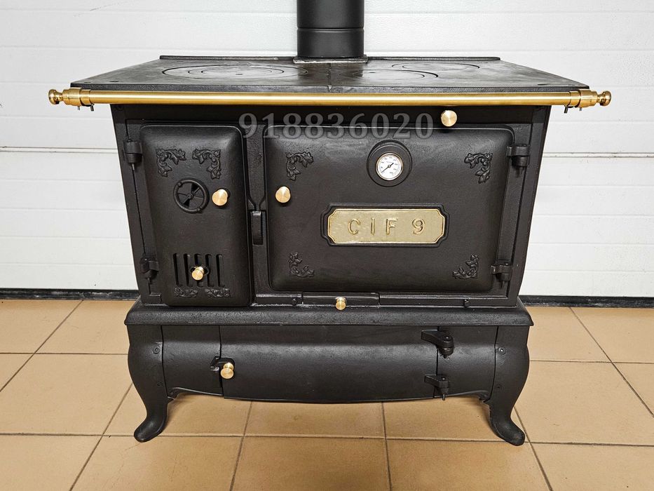 Fogão Lenha Ferro Fundido NOVOS - Fabrico Nacional - EM STOCK