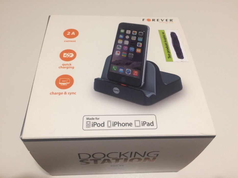 Stacja dokująca/ładowarka Forever PDS-02 dla iPod, iPhone, iPad