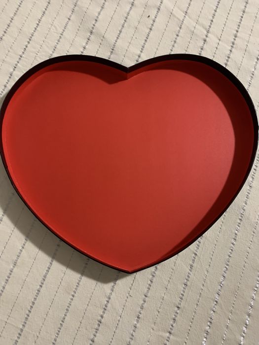 Caixa em forma de coração