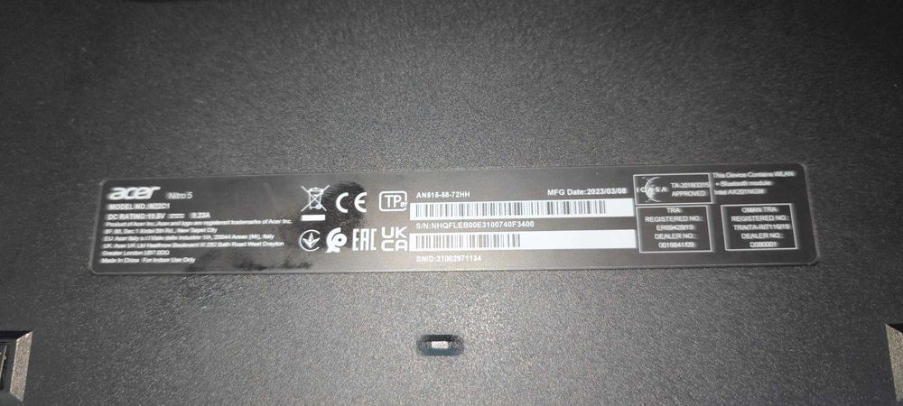 Portatil Acer Nitro 5