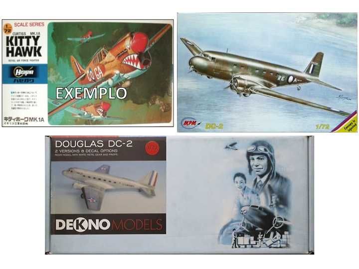 Kits 1/72 Aviões Americanos