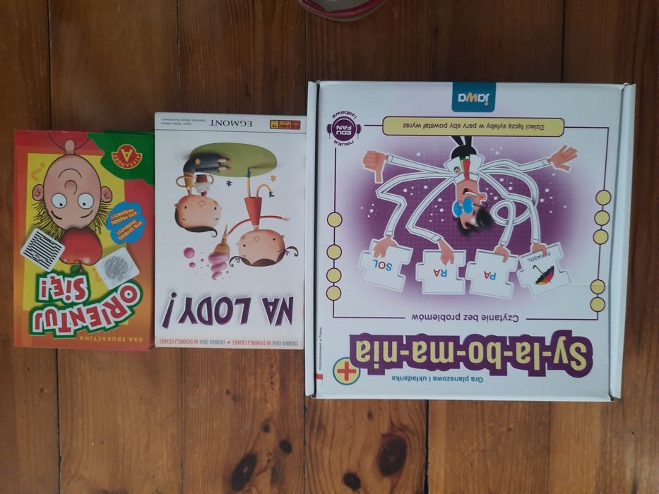 Trzy gry dla dzieci od 4 lat