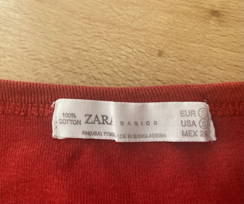 top curto - zara