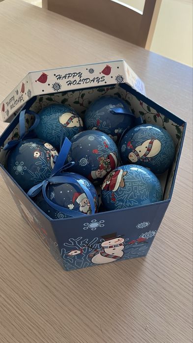 Caixa Bolas de Natal