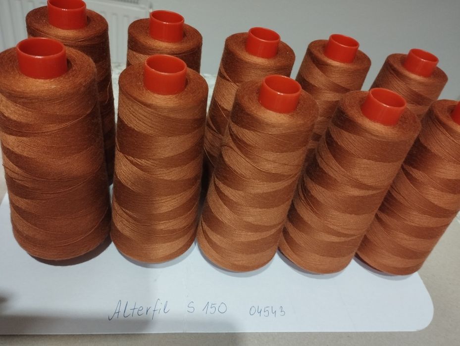Okazja.Nici Alterfil 150 S/5000m kolor brąz .10 sztuk.
