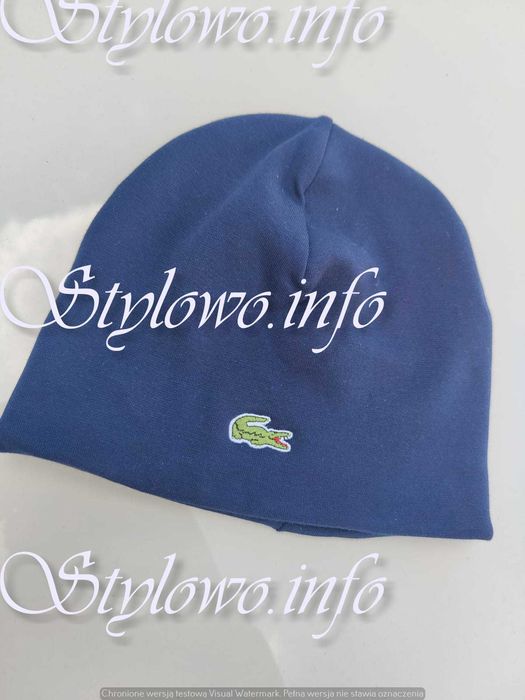 Czapka zimowa cieńsza lacoste calvin klein czapki