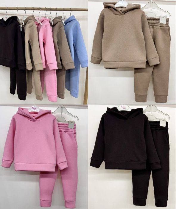 РОЗПРОДАЖ!!! Костюм флисовый теплый трехнитка флис спортивный детский