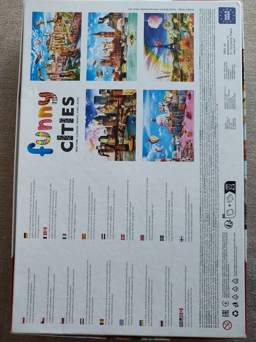 Puzzle Trefl 1000 elementów Psy w Londynie stan idealny