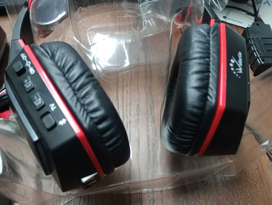 Auscultadores Híbridos Wallarge HP003 TV (Sem Atraso)+Bluetooth