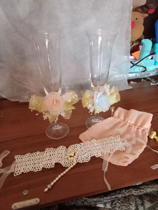 Весільні келихи (тонкі)