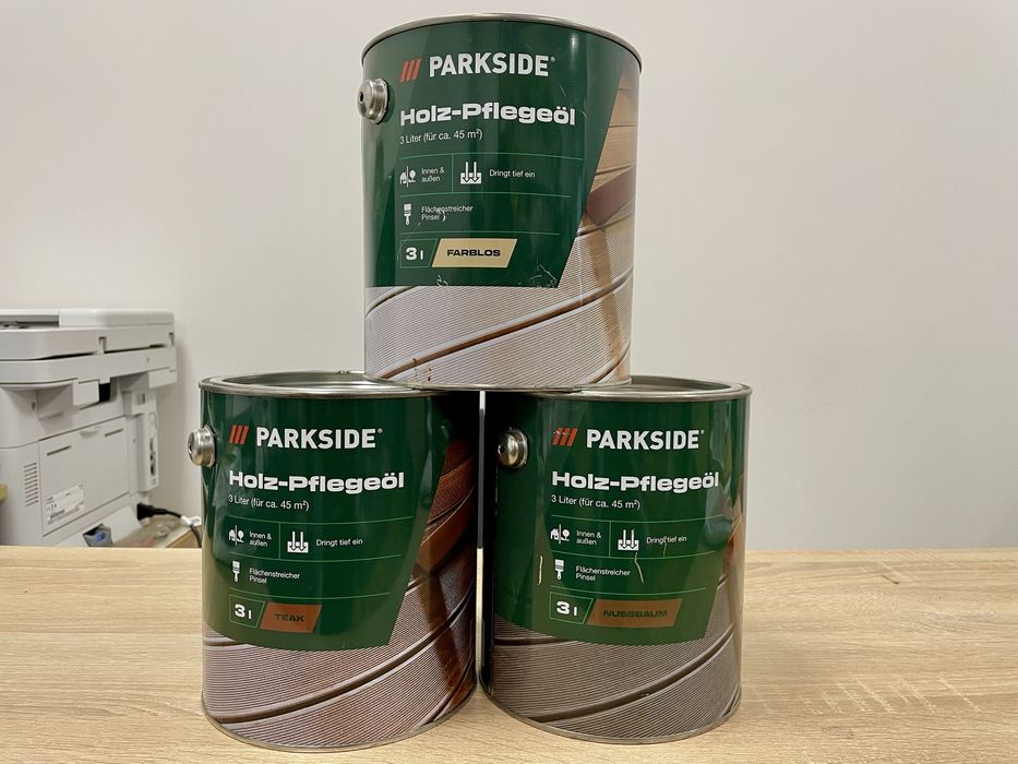 Олія для догляду за деревом для внутр./зовнішніх робіт 3л PARKSIDE