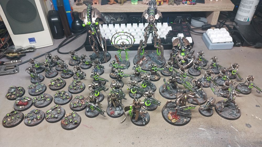 Armia pomalowana Necrons do Warhammer 40K ok 1200pkt