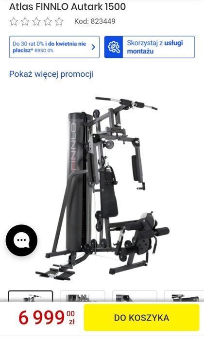 Atlas do ćwiczeń FINNLO Autark 1500