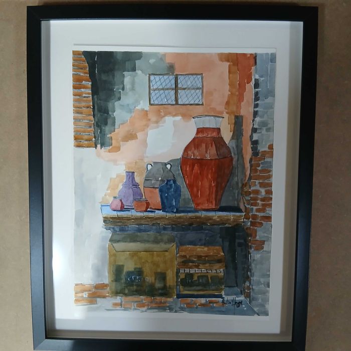Aguarelas de pintor contemporâneo  (3)