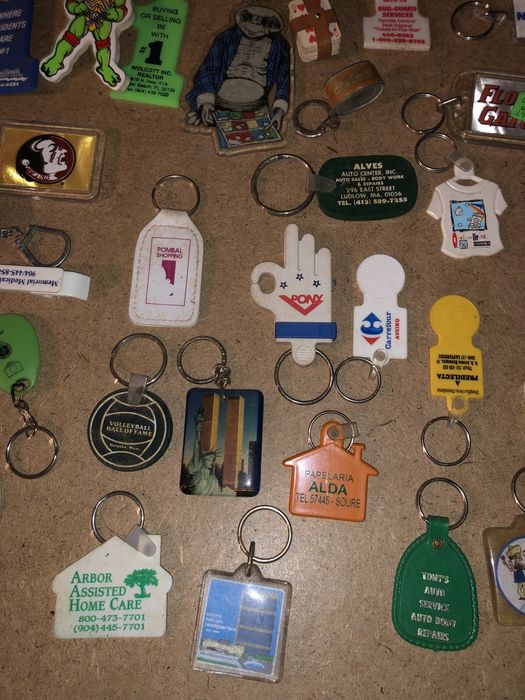 Lote de porta chaves antigos