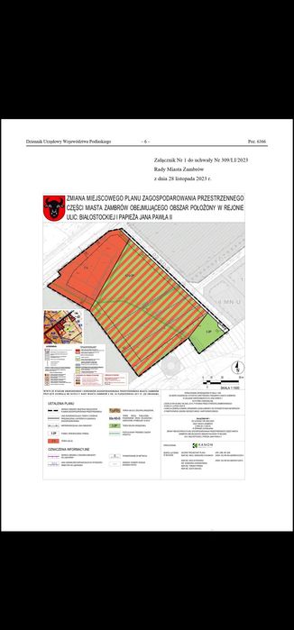 DZIAŁKA ​INWESTYCJNA 1,82 HA | ZAMBRÓW ul. Białostocka/ Towarowa MPZP: 12 U-ZP | PRZY VENDO PARKU - Widok 2