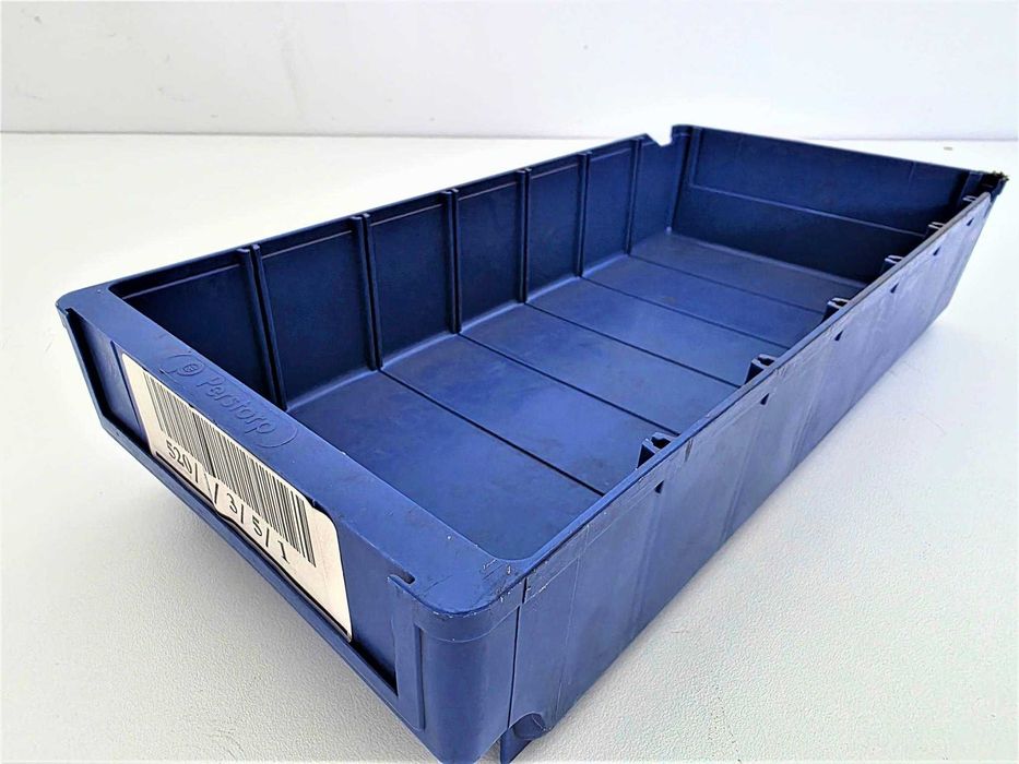 Pojemnik Plastikowy Kuweta 40x19x8cm Skrzynka Kosz Magazyn Warsztat