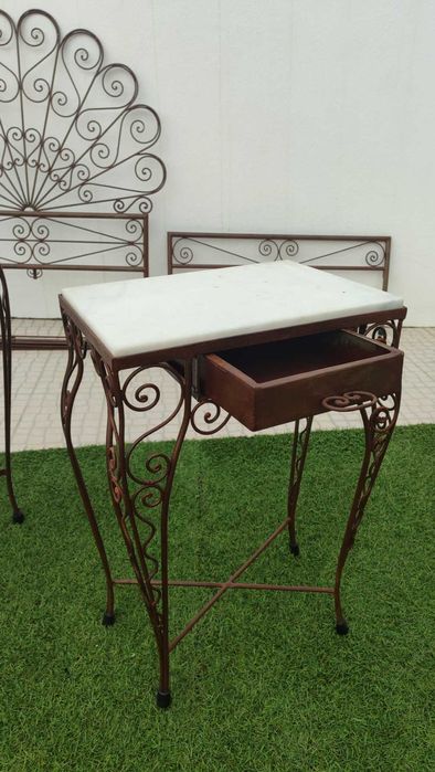 Quarto de casal em ferro forjado