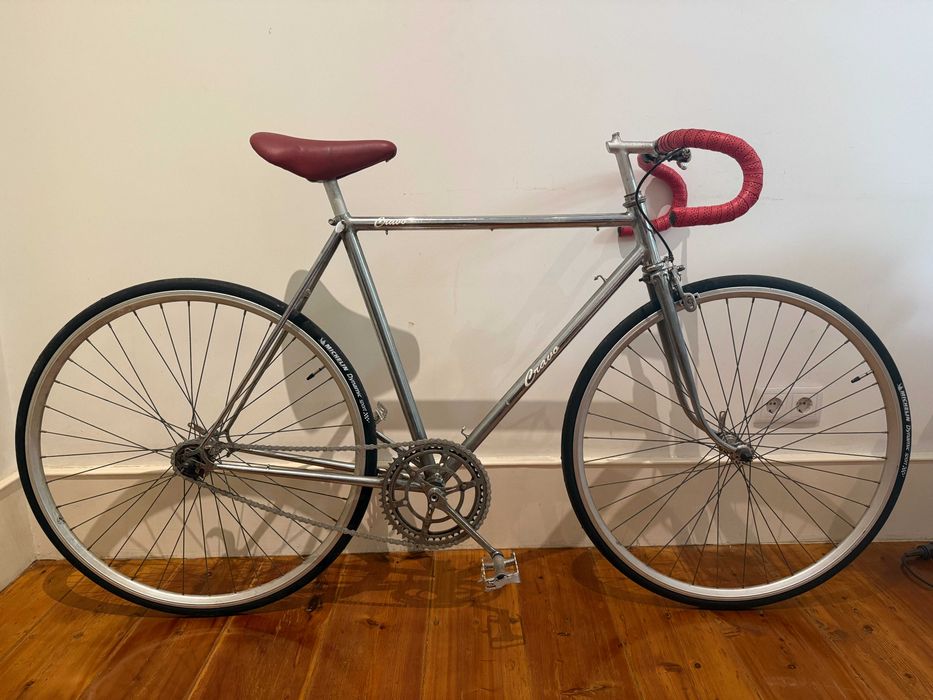 Bicicleta de Estrada Vintage Cravo – Cromada – Pneus Novos