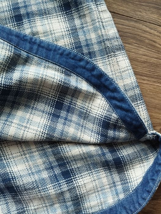 Koszula flanelowa z jeans Timeout L