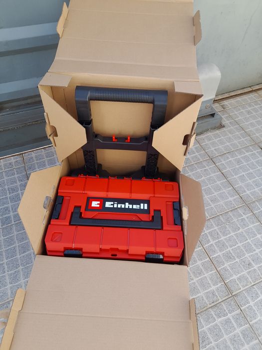 Caixa de transporte einhell com rodas