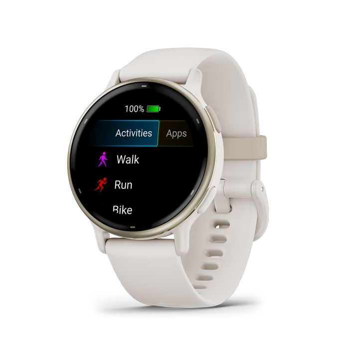 Smartwatch GPS Desporto e Saúde Vivoactive 5 Dourado/Marfim