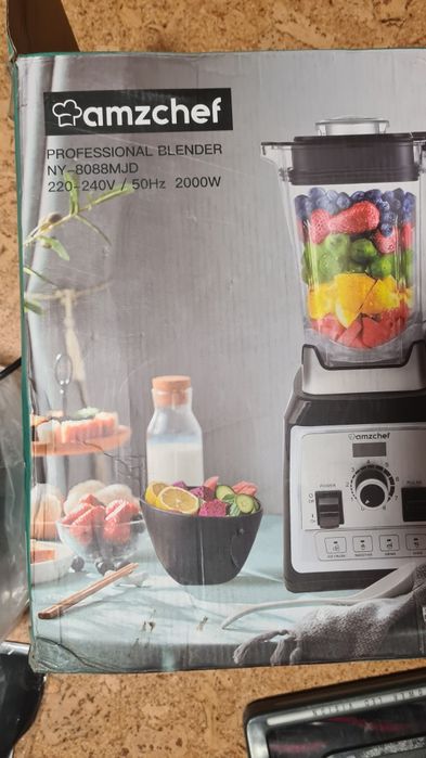 Блендер стаціонарний amzchef ny-8088mjd 2000 вт