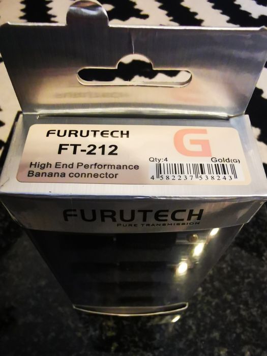 Furutech FT-212 (G) Wtyki bananowe High-End, pozłacane 24k