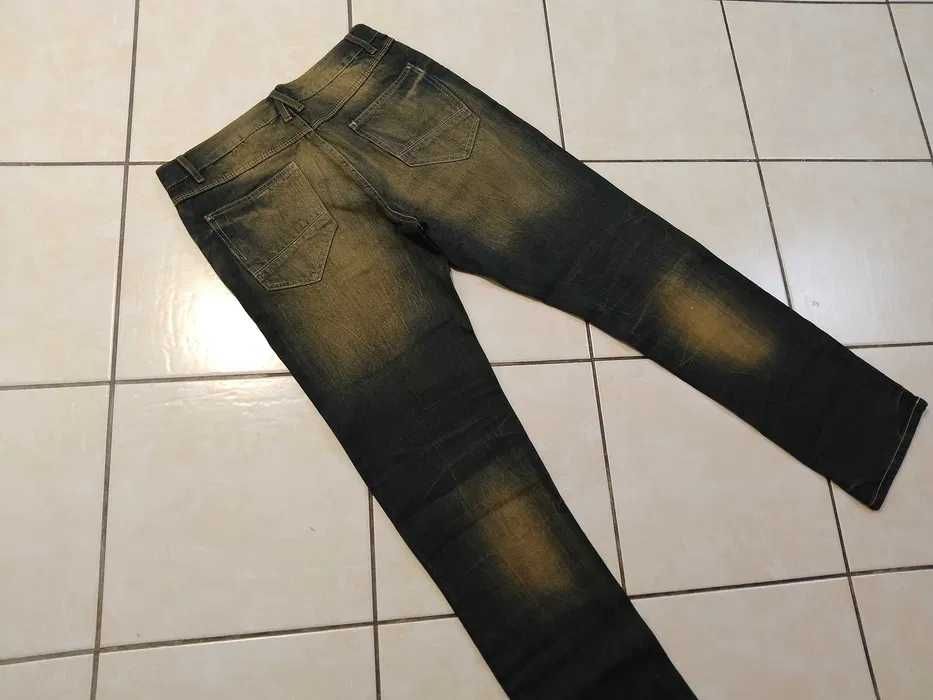 RAINBOW - NOWE! Spodnie Męskie Jeans - pas 86cm/ dł. 105cm