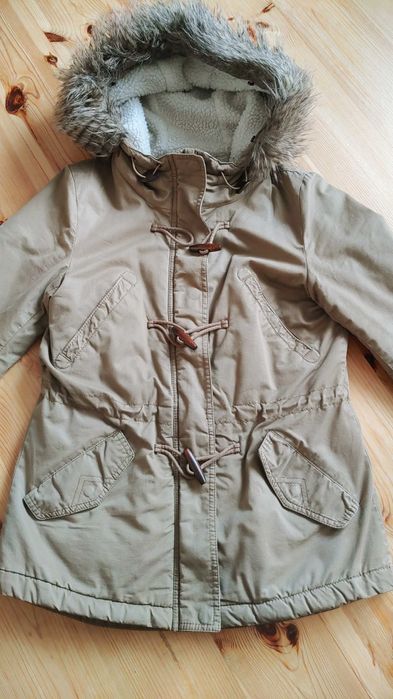 Kurtka zimowa H&M beżowa rozm. 34