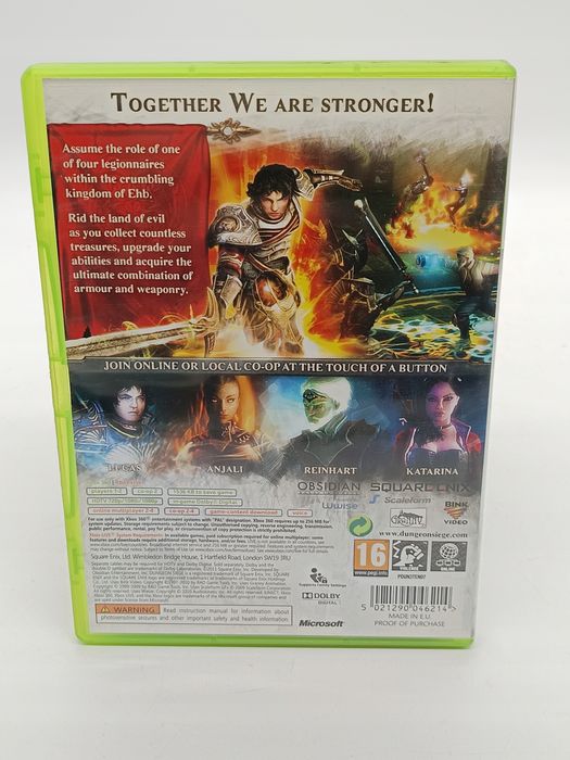 dungeon siege iii xbox 360 pudełkowa