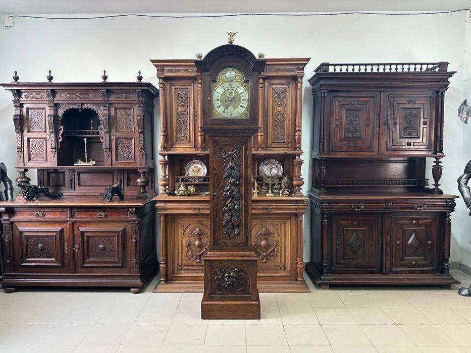 Антикварний підлоговий годинник напольные часы 7542