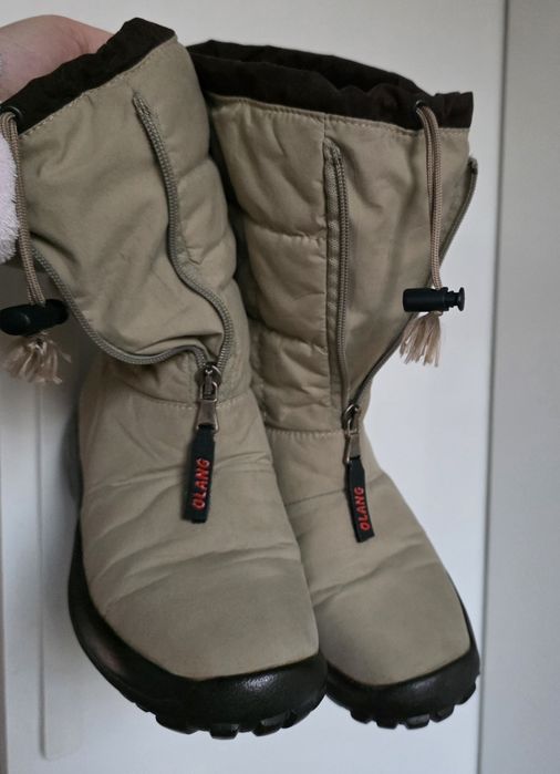 Olang śniegowce 40 buty zimowe damskie za kostkę ocieplane