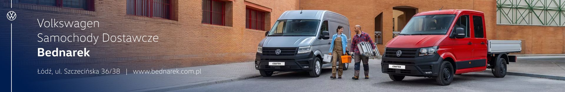 Volkswagen Samochody Dostawcze OTOMOTO – Bednarek Autoryzowany Dealer top banner