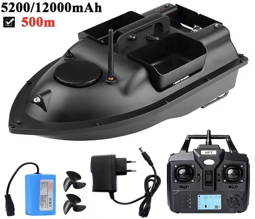 Łódka zanętowa v018 GPS Echosonda zestaw