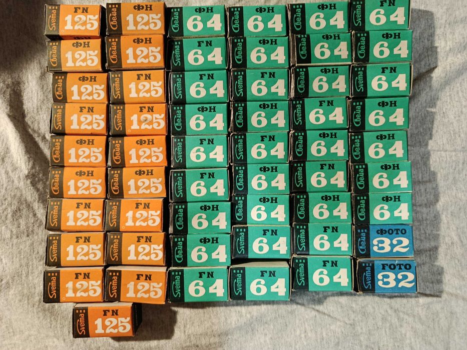 Фотопленки СССР свема ч/б