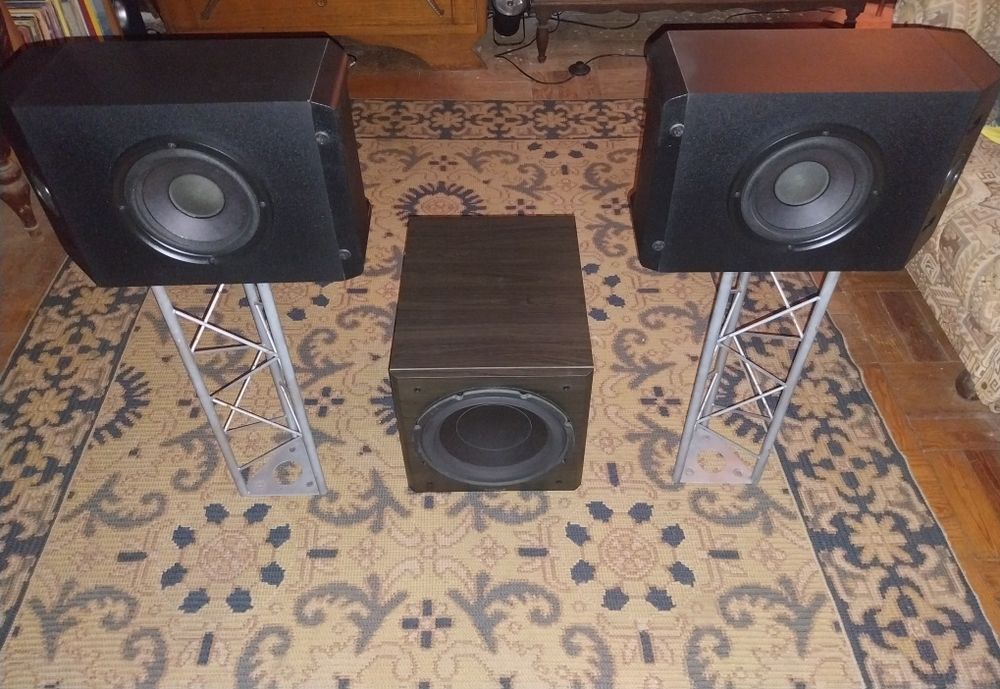 Colunas bose e sub tannoy