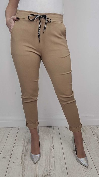 10 KOLORÓW Cygaretki S-XXL eleganckie spodnie damskie