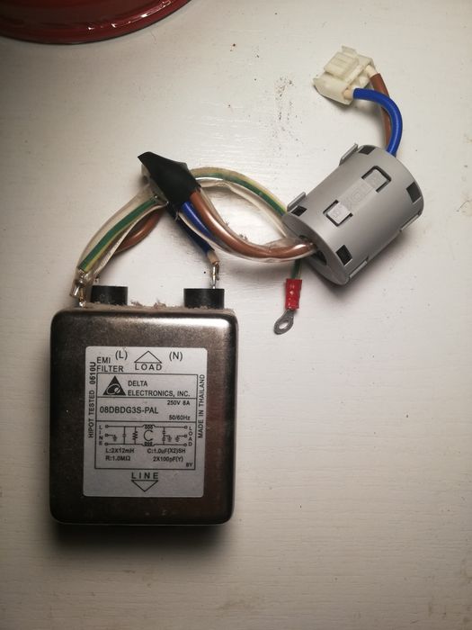 Wtyczka zasilająca tv