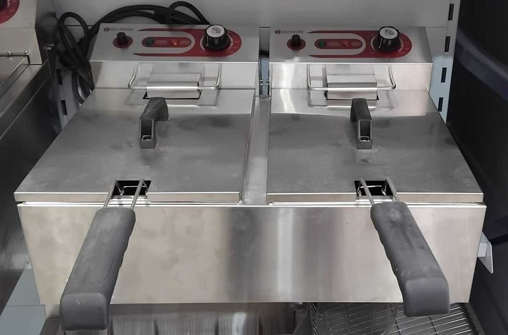 Fritadeira Elétrica dupla 7+7Litros - NOVA