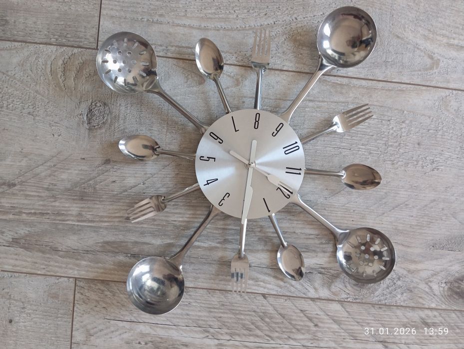 Zegar ścienny kuchenny