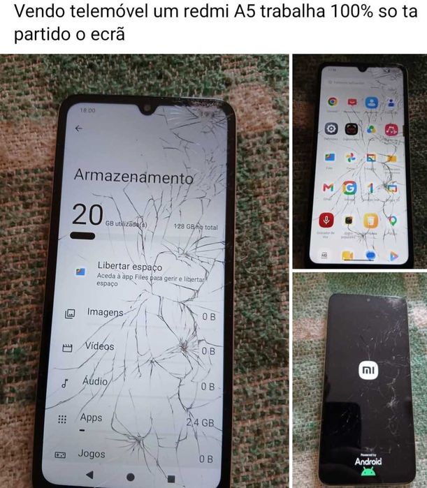 Redmi A5 cinzento