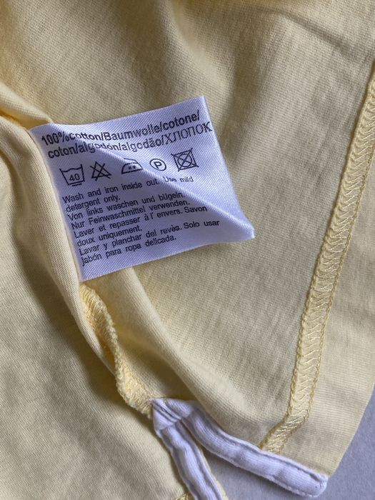 Hugo Boss L kanarkowy t shirt męski